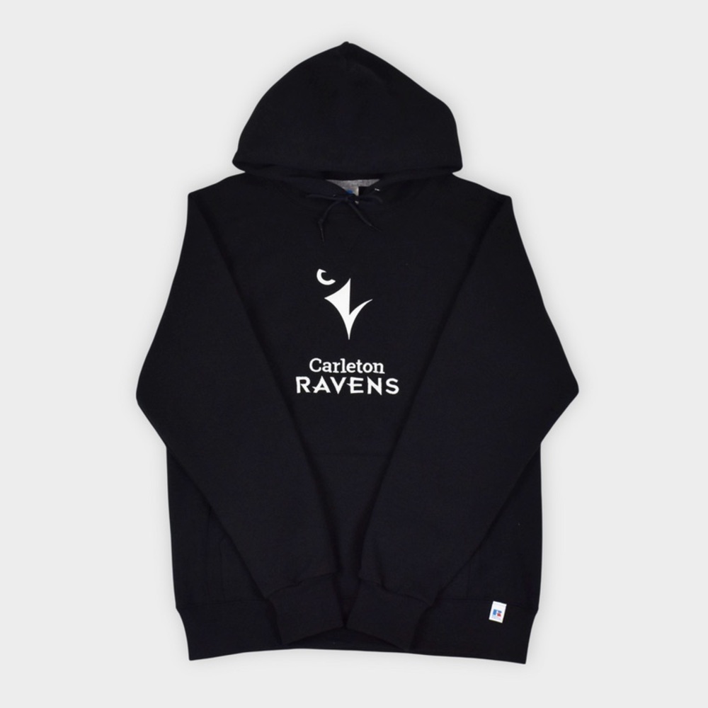 Carleton Ravens University Hoodie Russell Athletic Black Size XXL